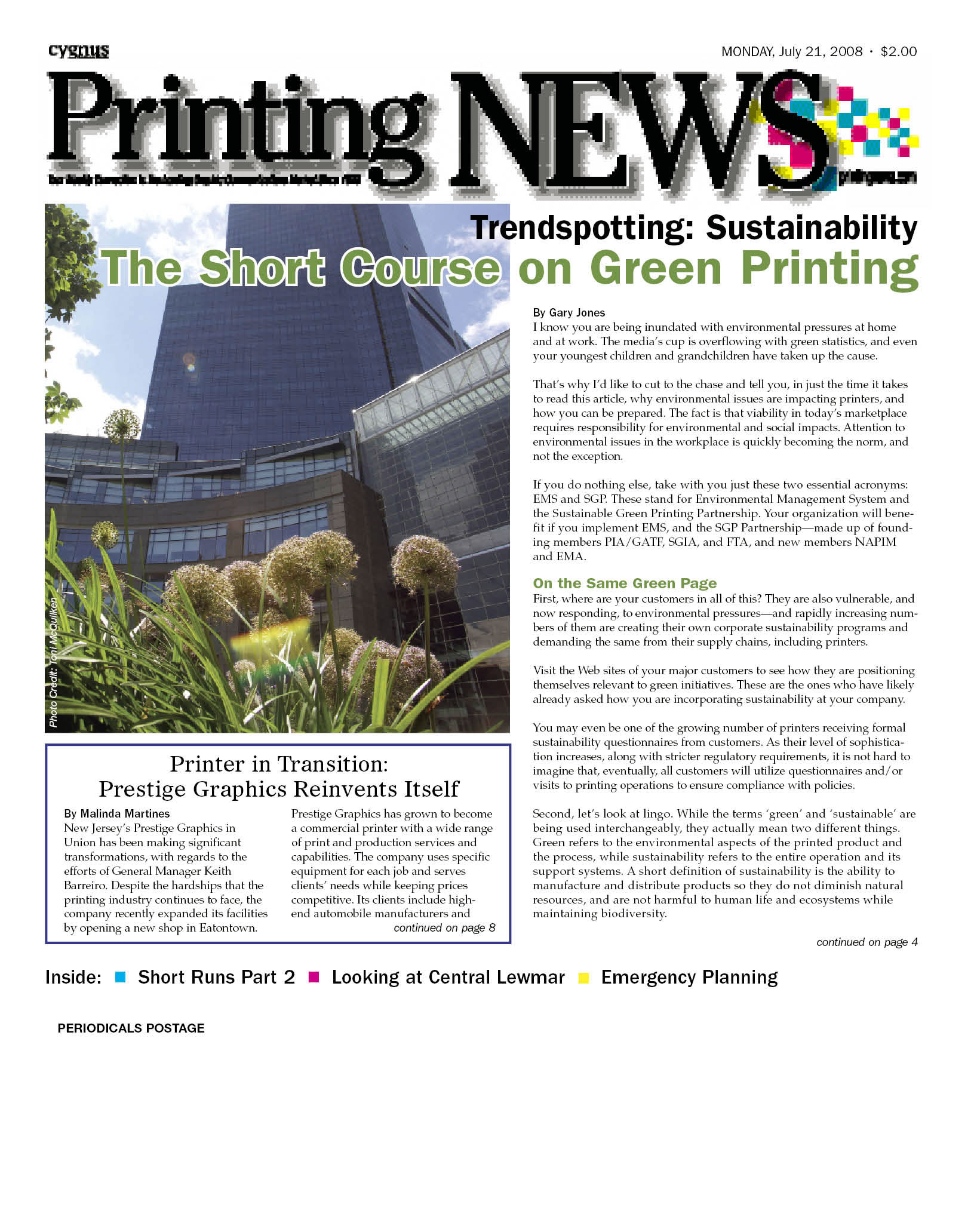 Printing News Magazine